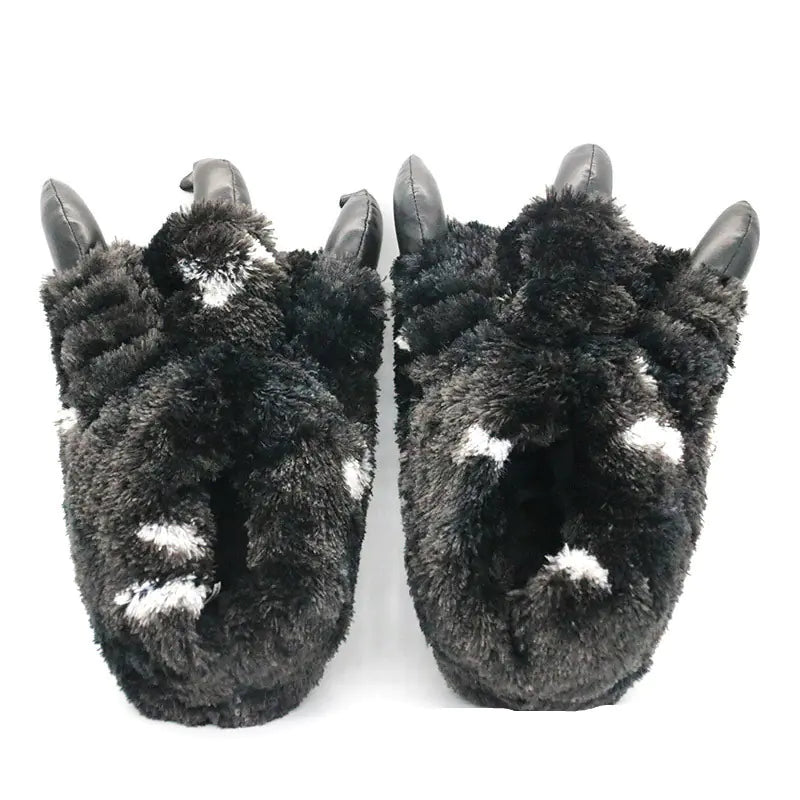 Cozy Claw Plush Slippers