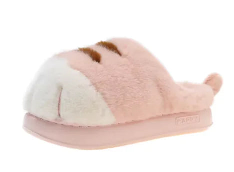 WhiskerWarm™ 3D Cat Paw Plush Slippers 🐾