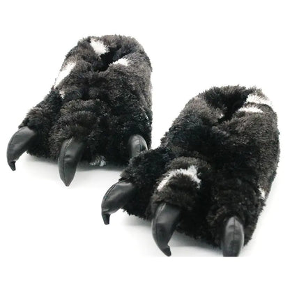 Cozy Claw Plush Slippers